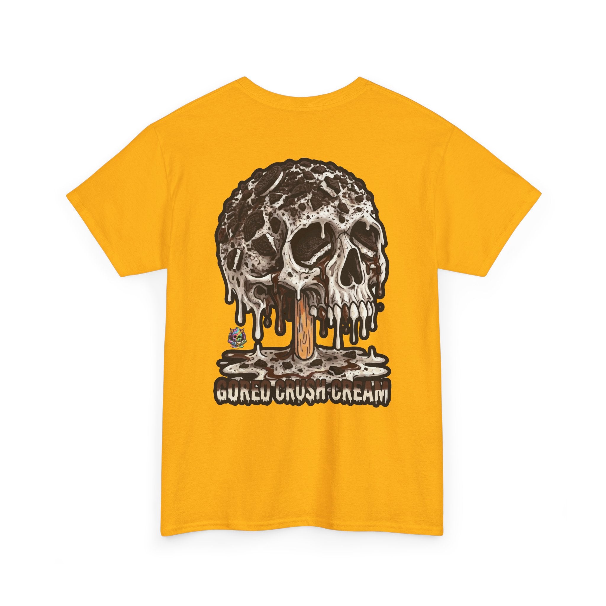 Skullcream-Goreo Crush Cream T-Shirt | Colorful Drip Graphic Tee