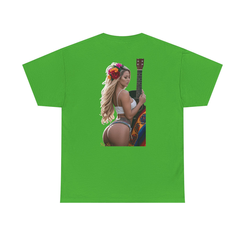 Pretty Flowers-Yes Sir T-Shirt | Parental Advisory  for the Bearded