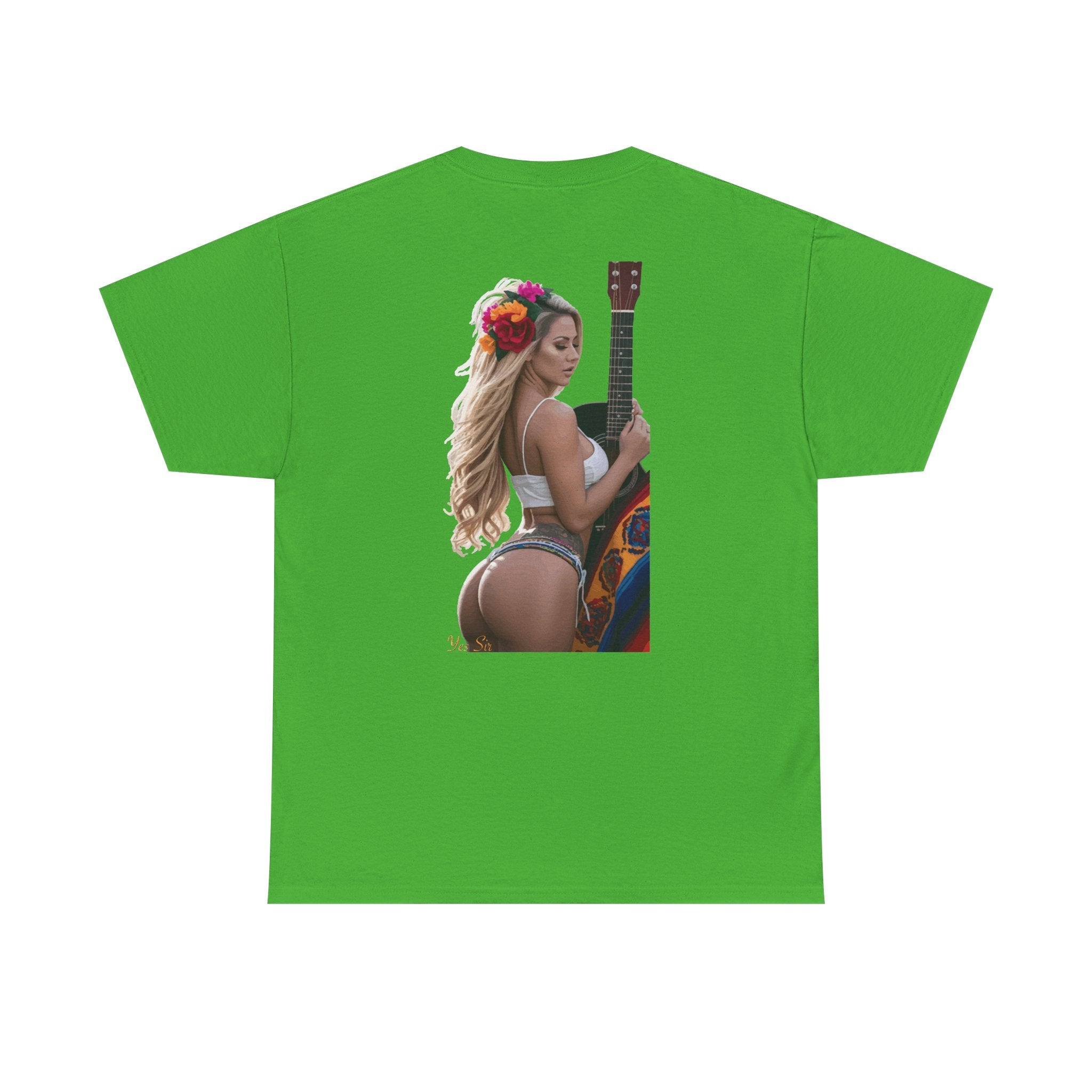 Pretty Flowers-Yes Sir T-Shirt | Parental Advisory  for the Bearded