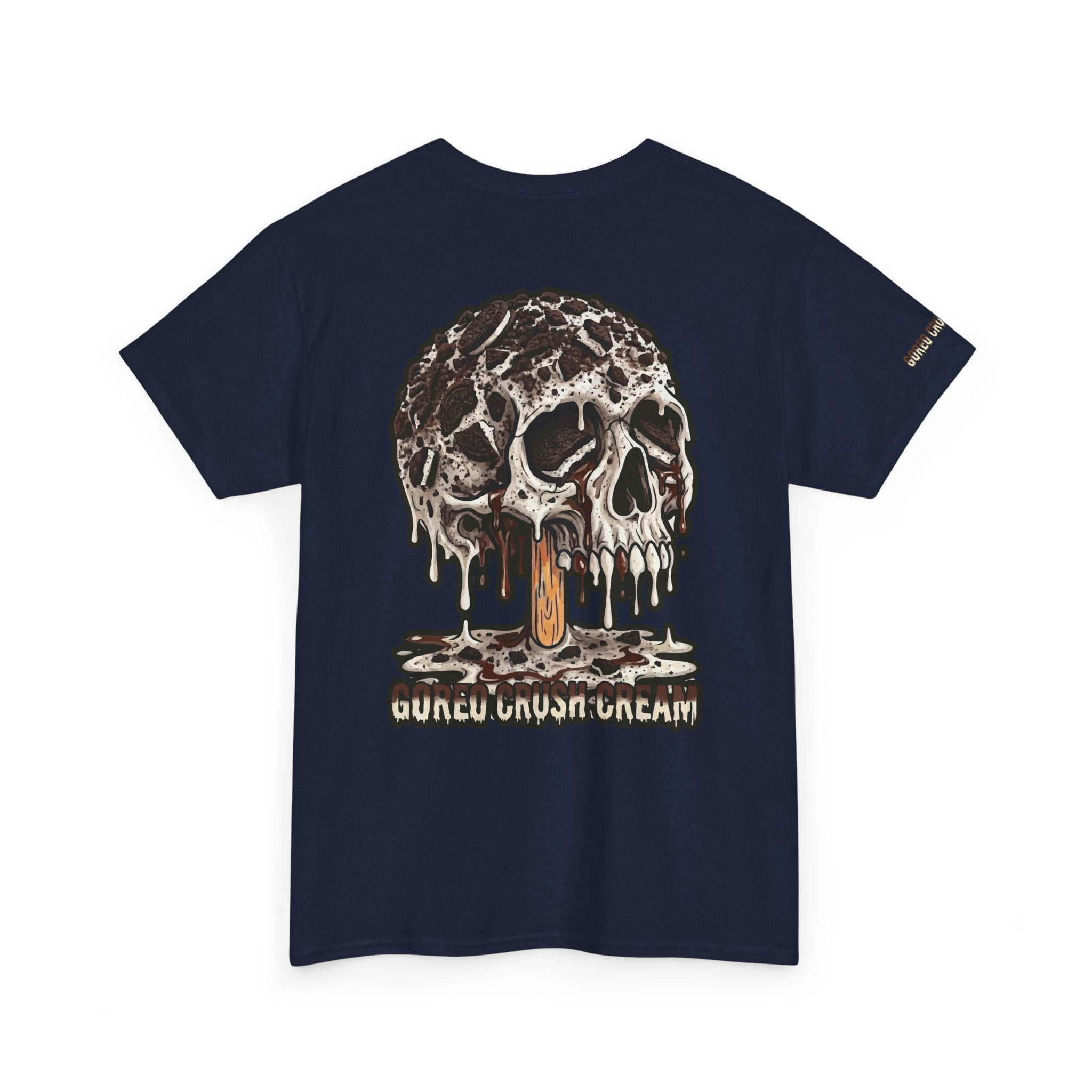 Skullcream-Goreo Crush Cream T-Shirt | Colorful Drip Graphic Tee