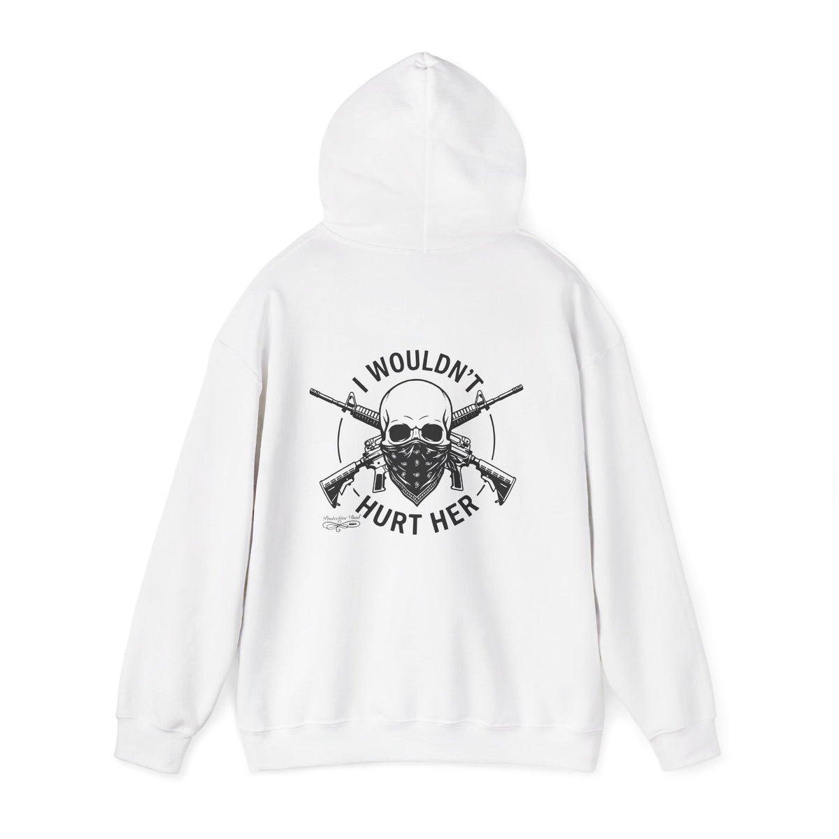 Protective Dad-Assault Rifles Hoodie | Here’s Your Warning
