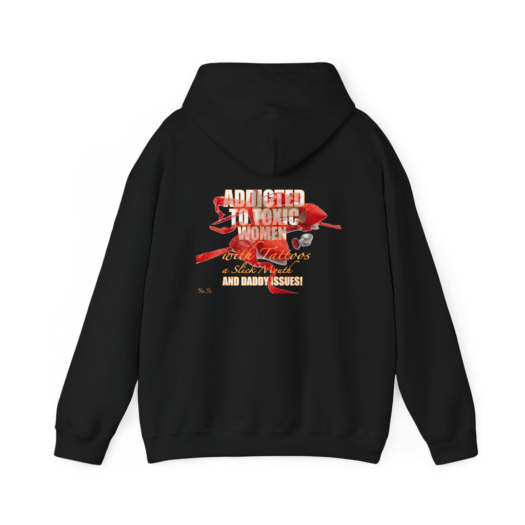 Addicted | Yes Sir Hoodie | Recovering Addict Graphic Hoodie