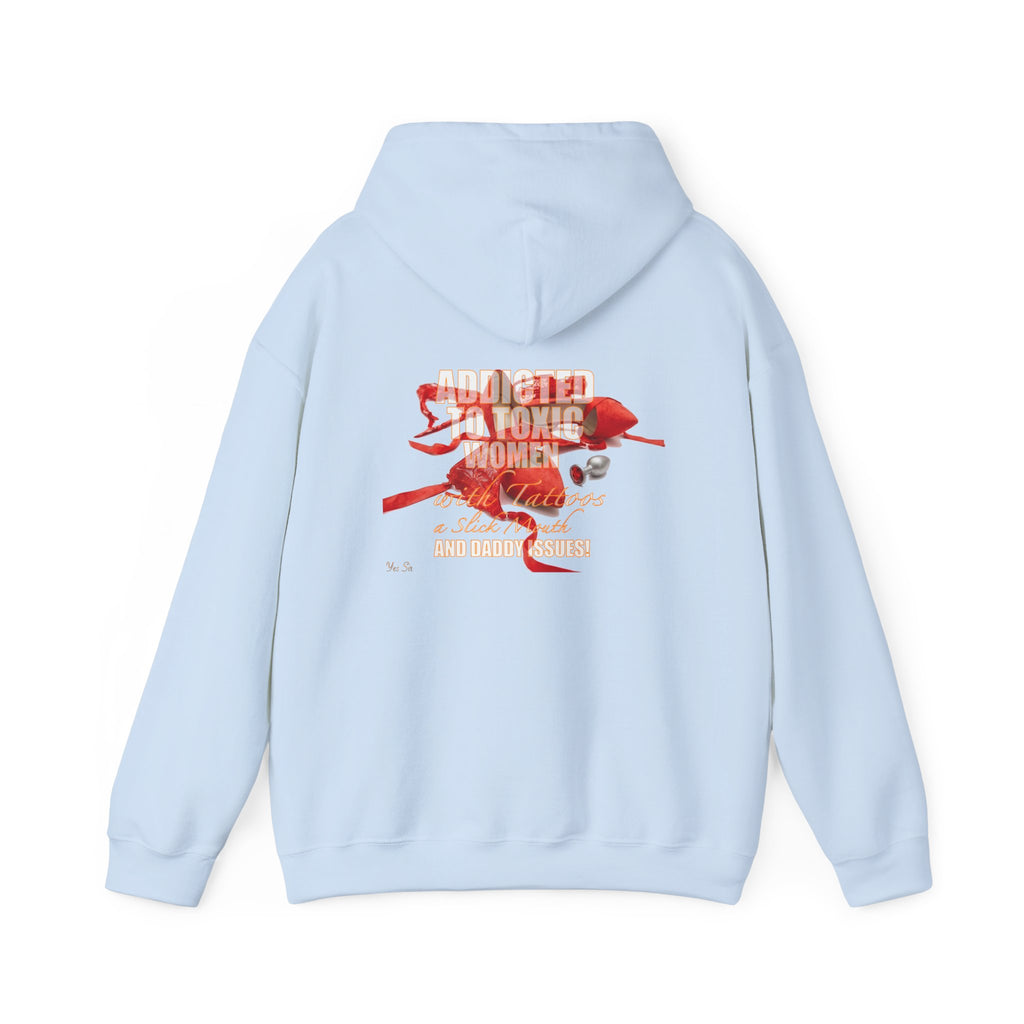 Addicted | Yes Sir Hoodie | Recovering Addict Graphic Hoodie