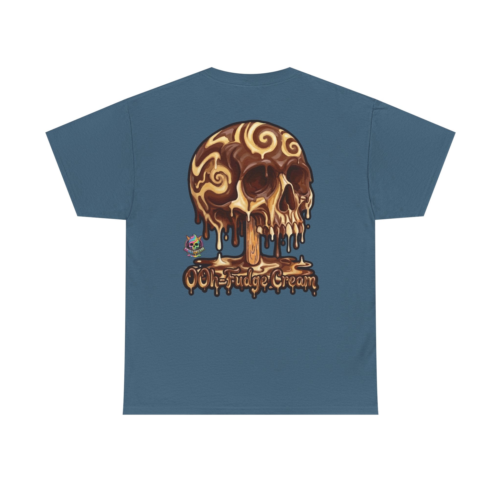Skullcream-Ooh-Fudge Cream T-Shirt | Colorful Drip Graphic Tee