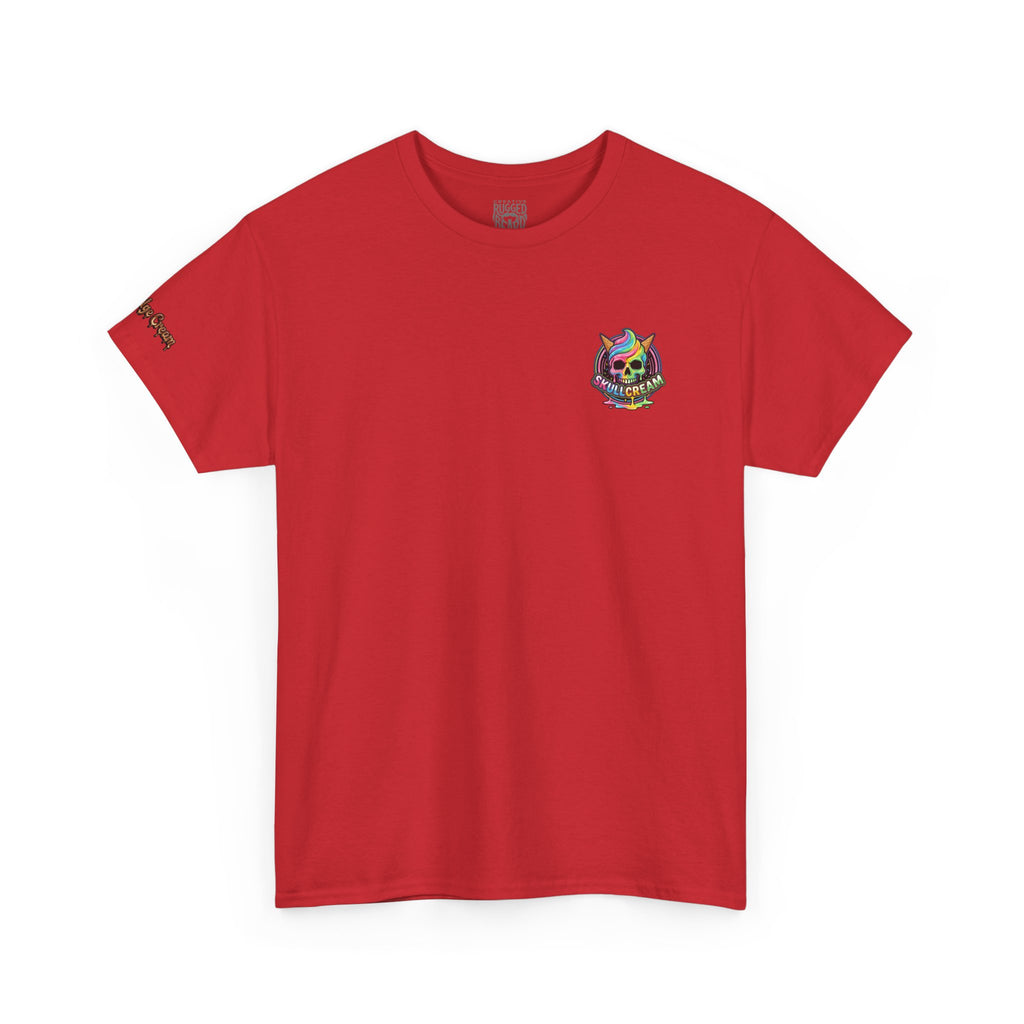 Skullcream-Ooh-Fudge Cream T-Shirt | Colorful Drip Graphic Tee
