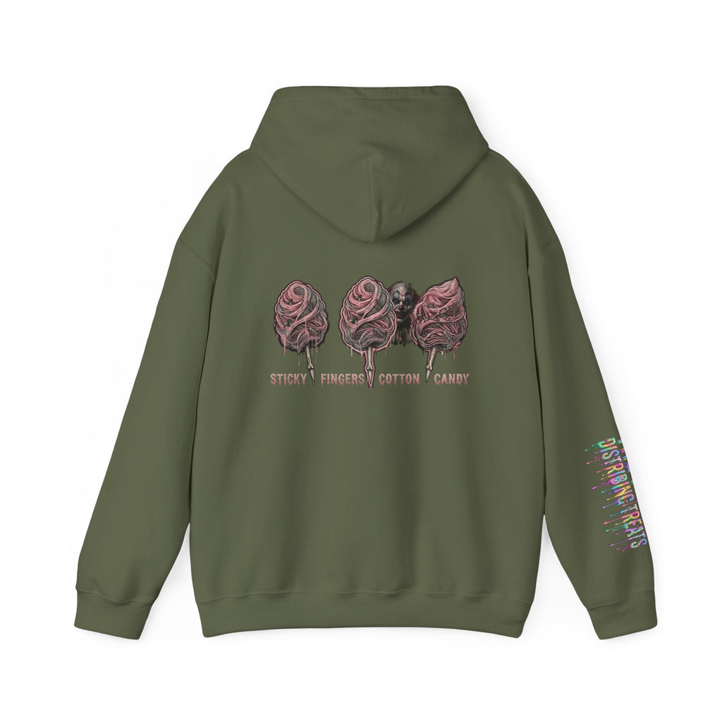 Cotton Candy Skullcream Hoodie — Sticky Fingers Band Graphic Pullover