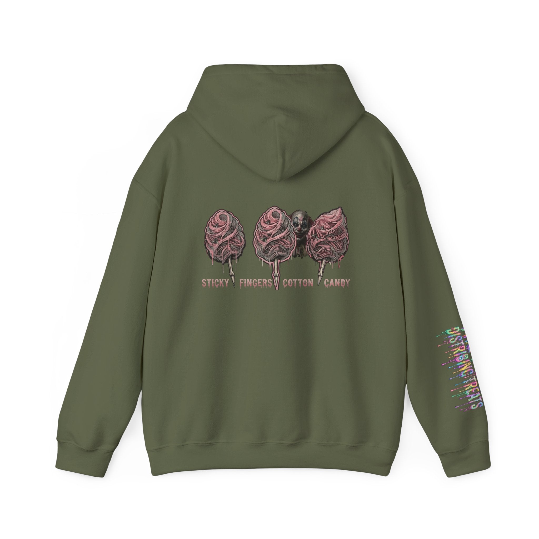 Cotton Candy Skullcream Hoodie — Sticky Fingers Band Graphic Pullover