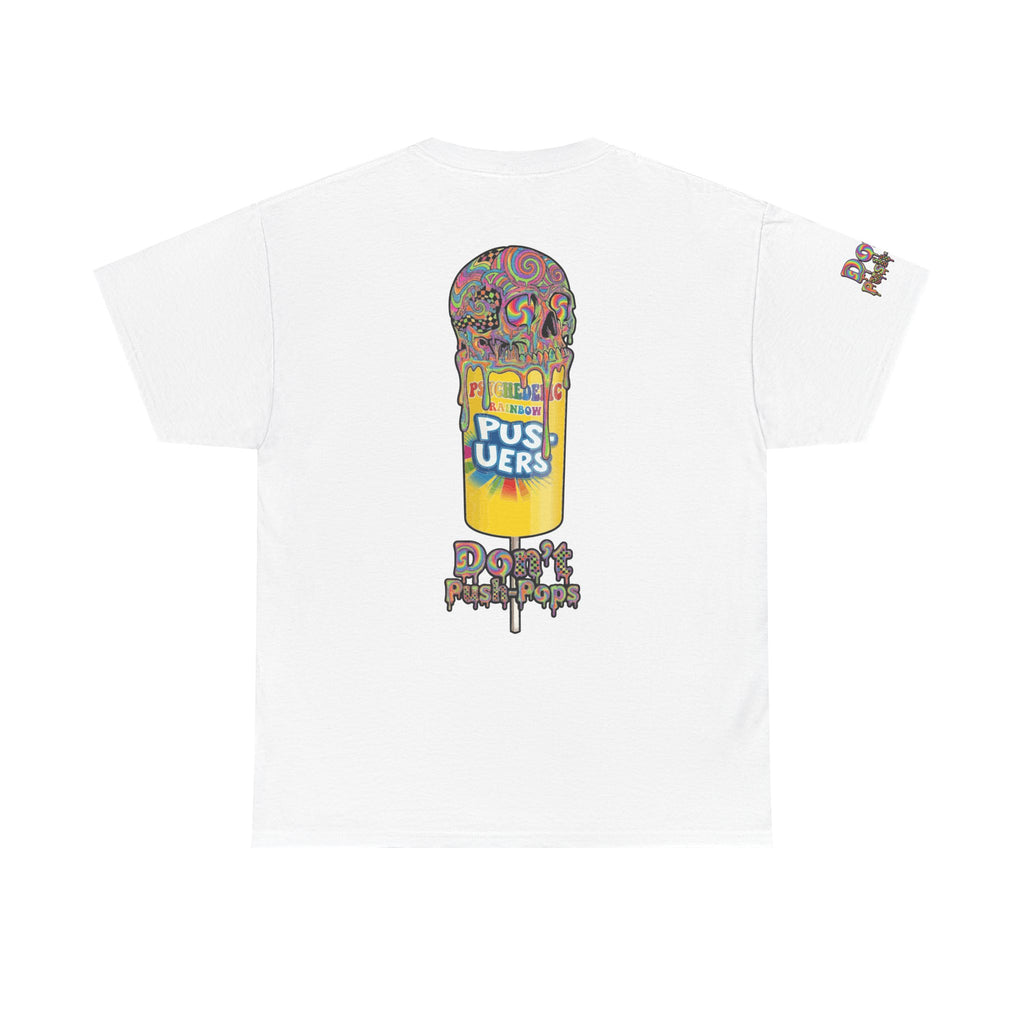 Skullcream-Don’t Push-Pops T-Shirt | Colorful Drip Graphic Tee