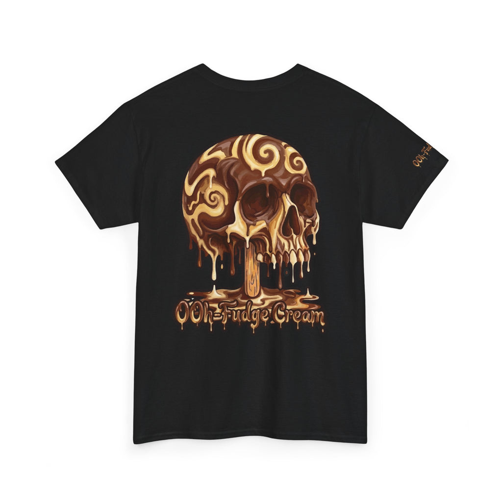 Skullcream-Ooh-Fudge Cream T-Shirt | Colorful Drip Graphic Tee