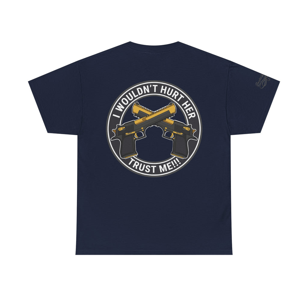 Protective Dad Pistols T-Shirt | Here’s Your Warning