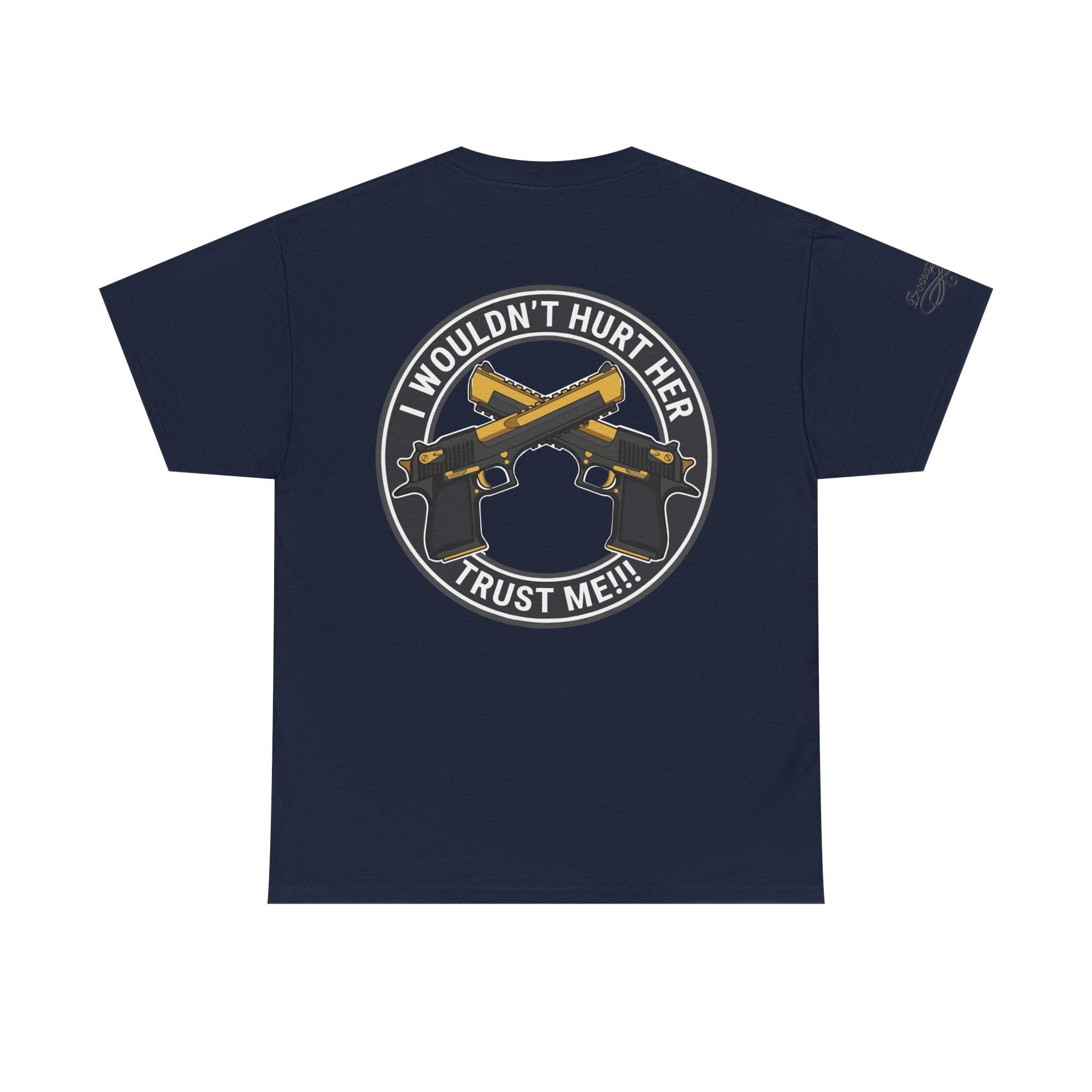 Protective Dad Pistols T-Shirt | Here’s Your Warning