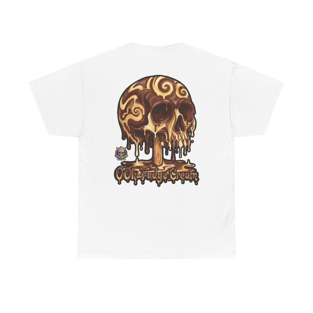 Skullcream-Ooh-Fudge Cream T-Shirt | Colorful Drip Graphic Tee