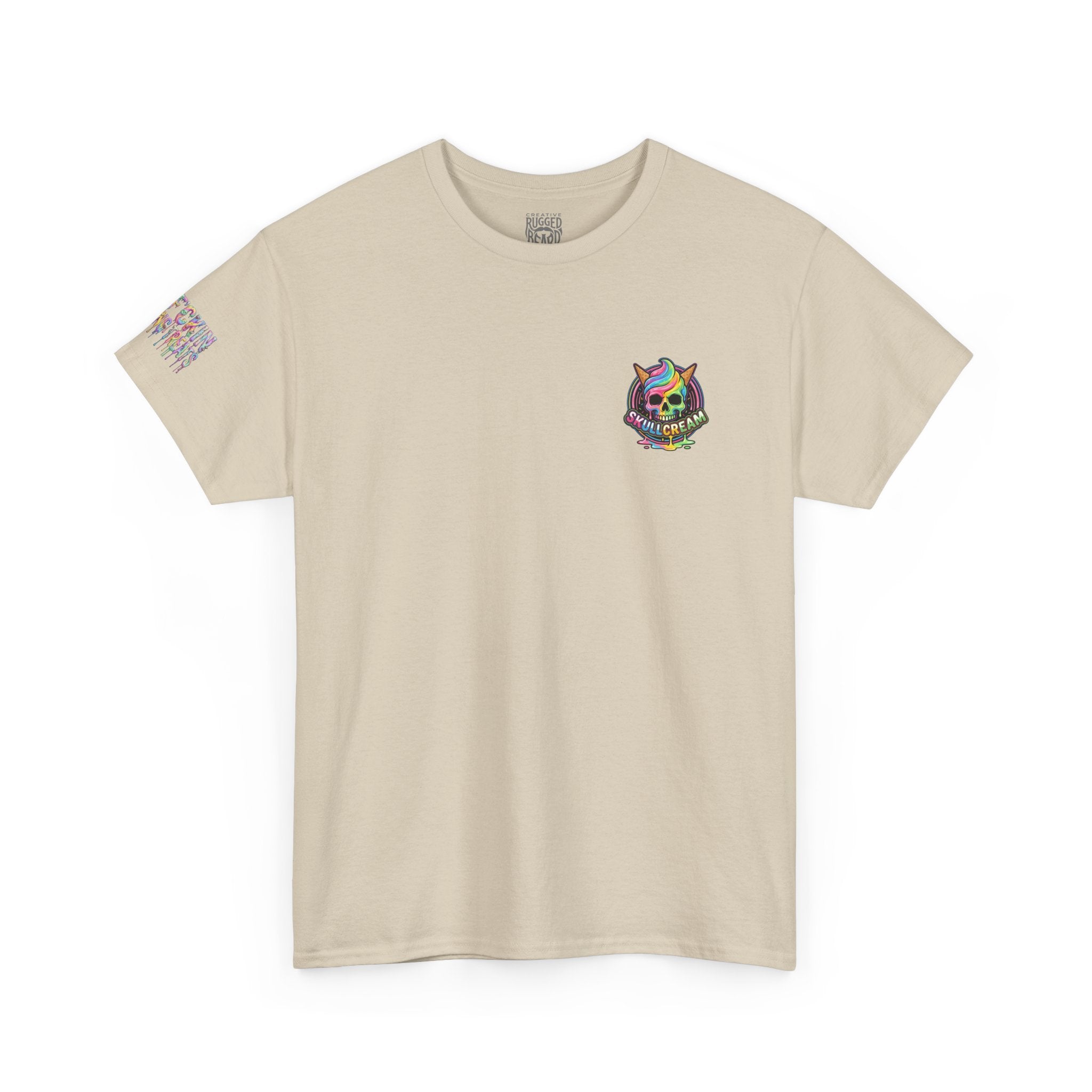 Cotton Candy Skullcream T Shirt — 'Sticky Fingers' Graphic T-Shirt