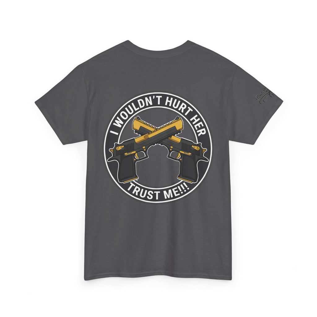 Protective Dad Pistols T-Shirt | Here’s Your Warning