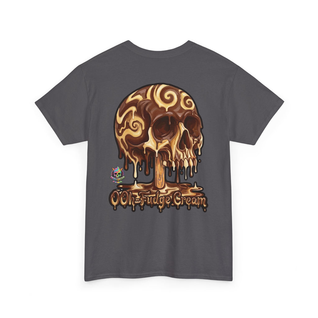 Skullcream-Ooh-Fudge Cream T-Shirt | Colorful Drip Graphic Tee