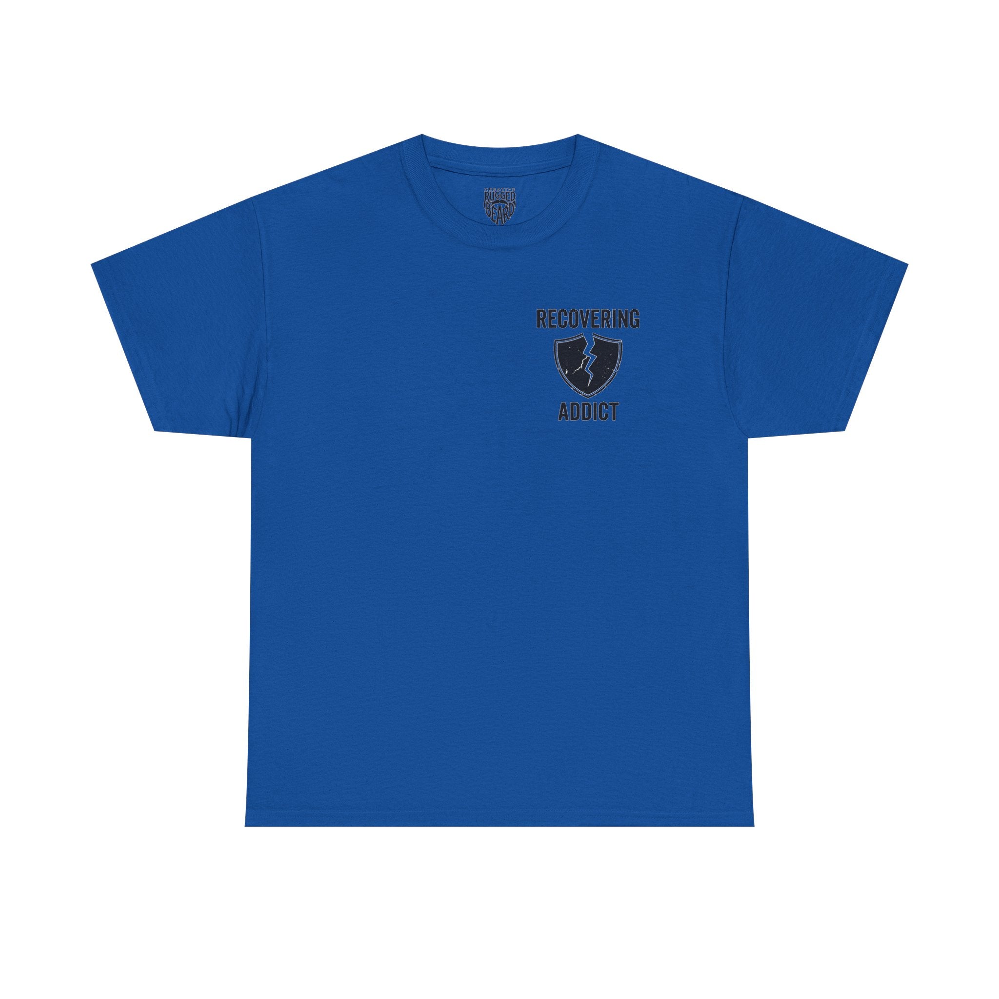 Addicted | Yes Sir T Shirt | Recovering Addict Green Graphic T Shirt