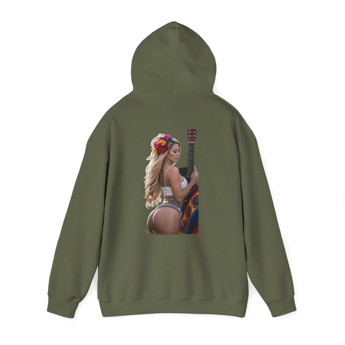 Pretty Flowers Yes Sir Hoodie | Parental Advisory  for the Bearded