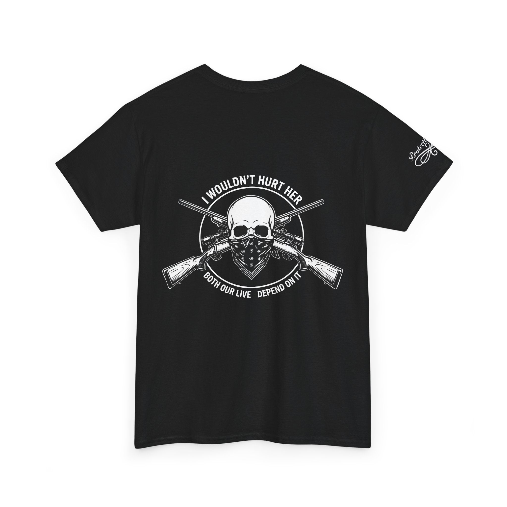 Protective Dad Rifles T-Shirt | Here’s Your Warning