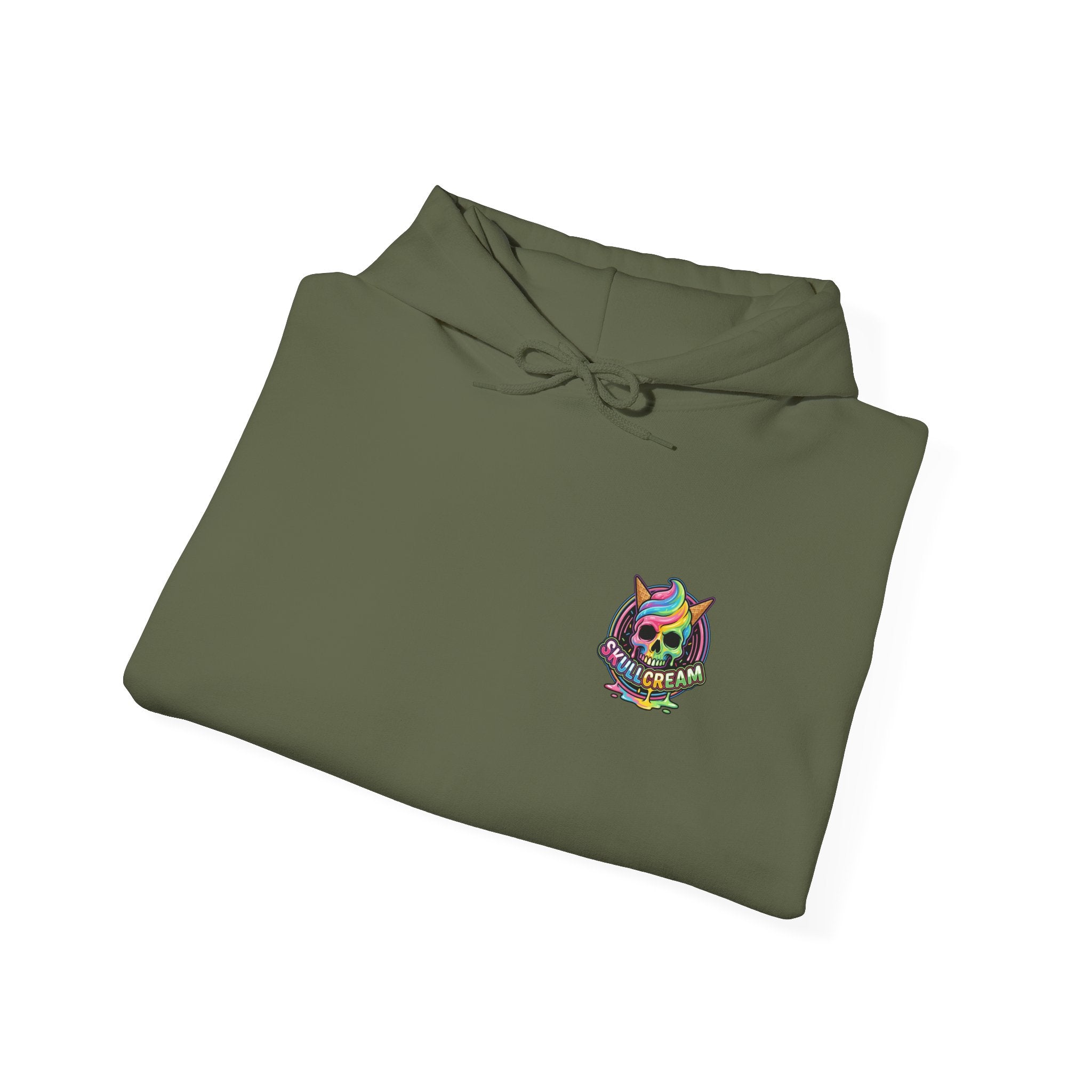 Skullcream-Don’t Push-Pops Hoodie | Dripping Skull Graphic