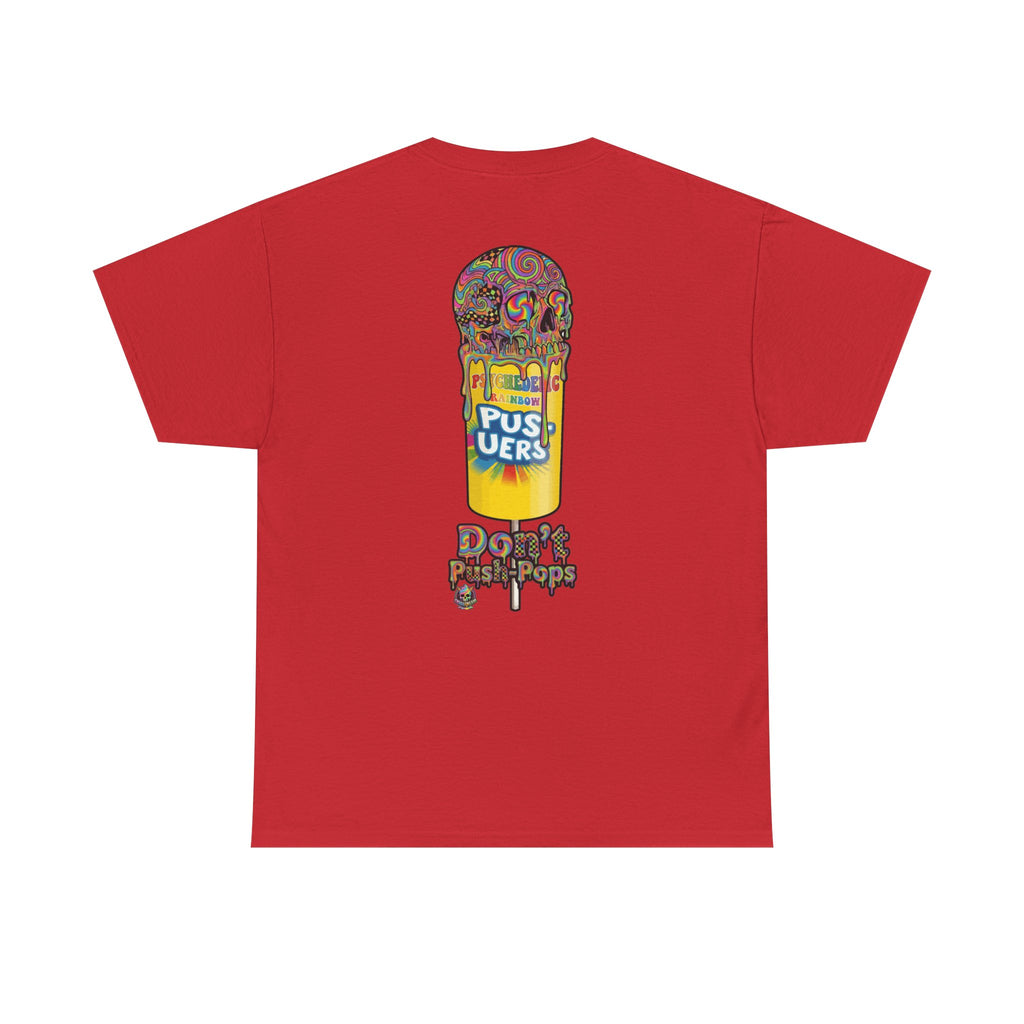 Skullcream-Don’t Push-Pops T-Shirt | Colorful Drip Graphic Tee