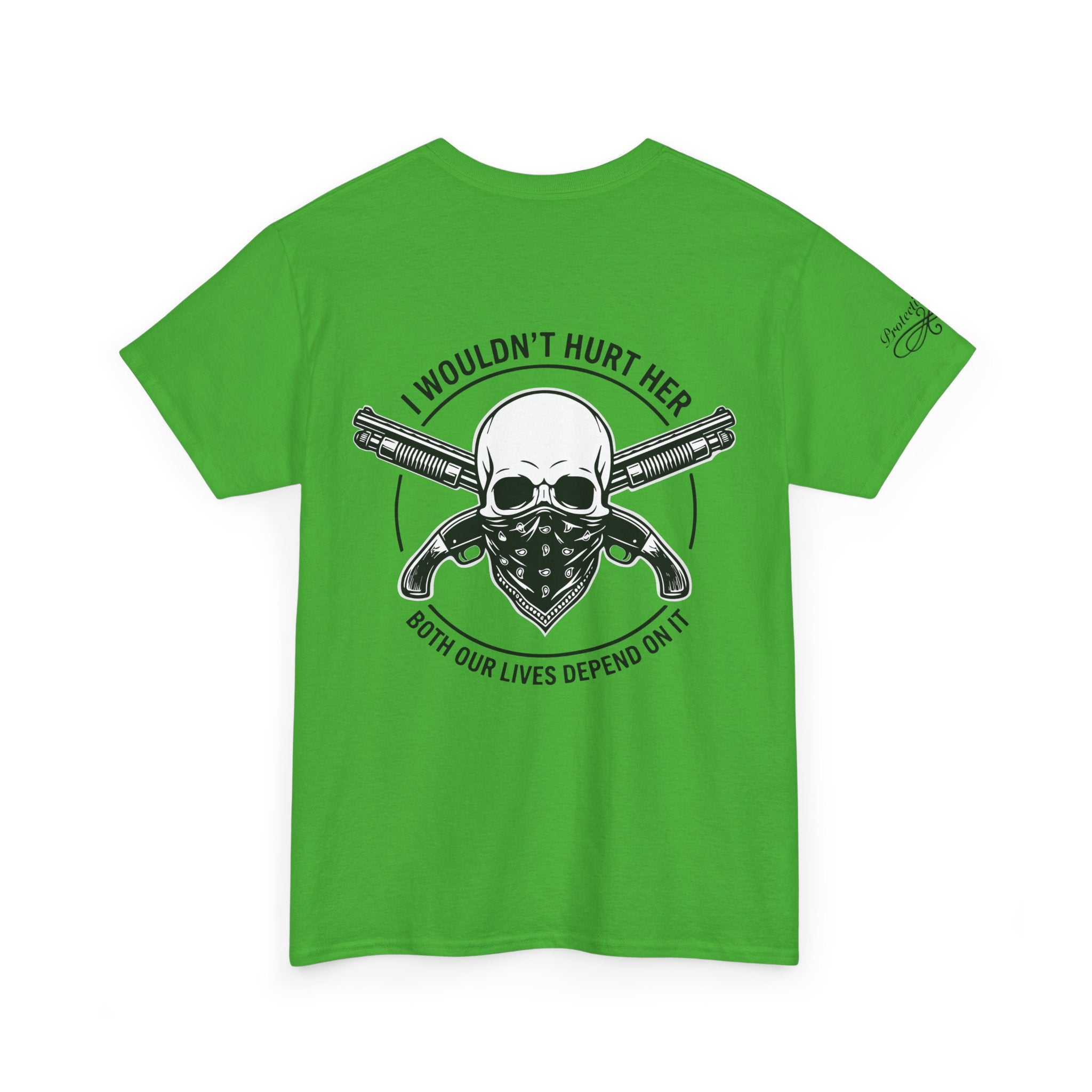 Protective Dad Sawed Off Shotguns T-Shirt | Here’s Your Warning