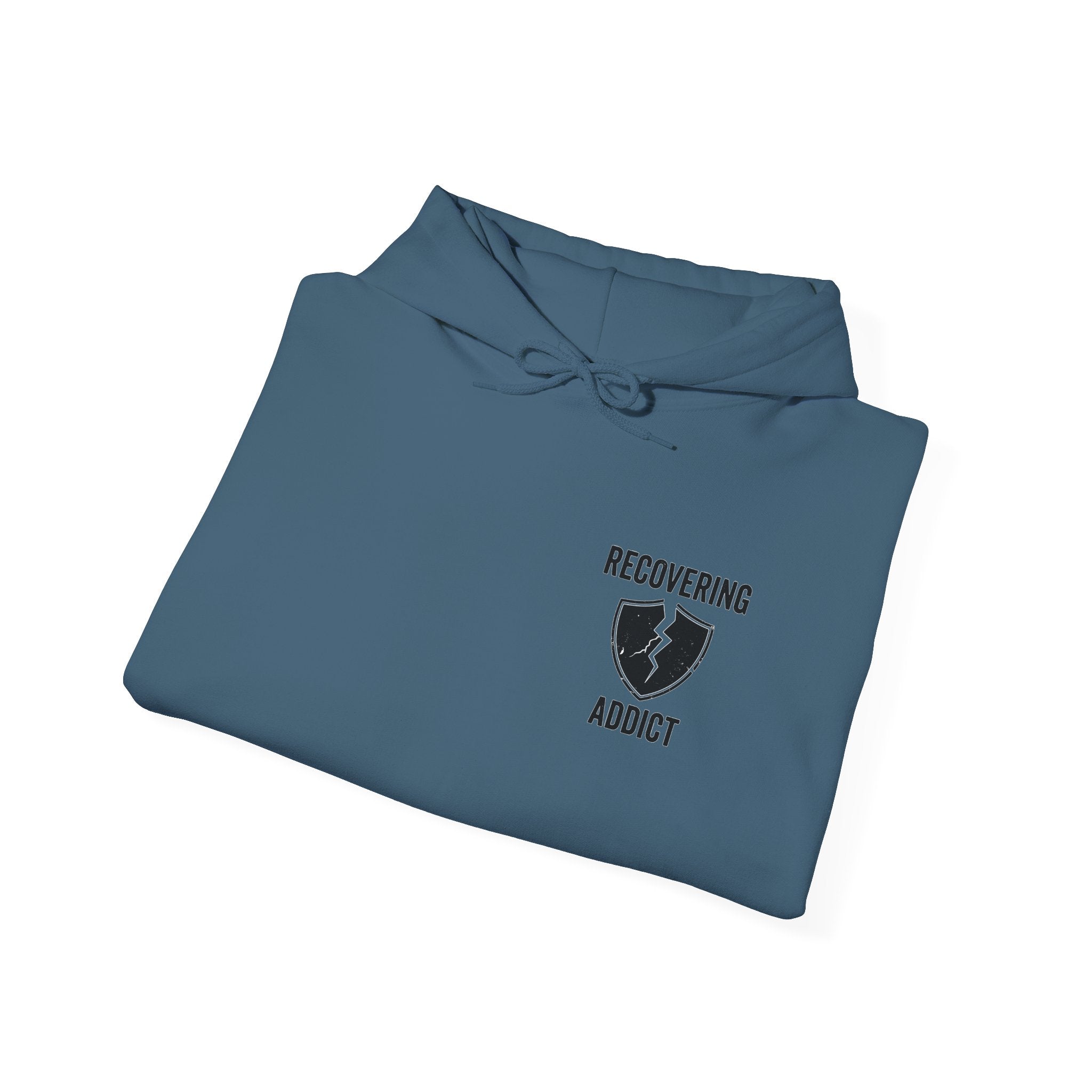Addicted | Yes Sir Hoodie | Recovering Addict Graphic Hoodie