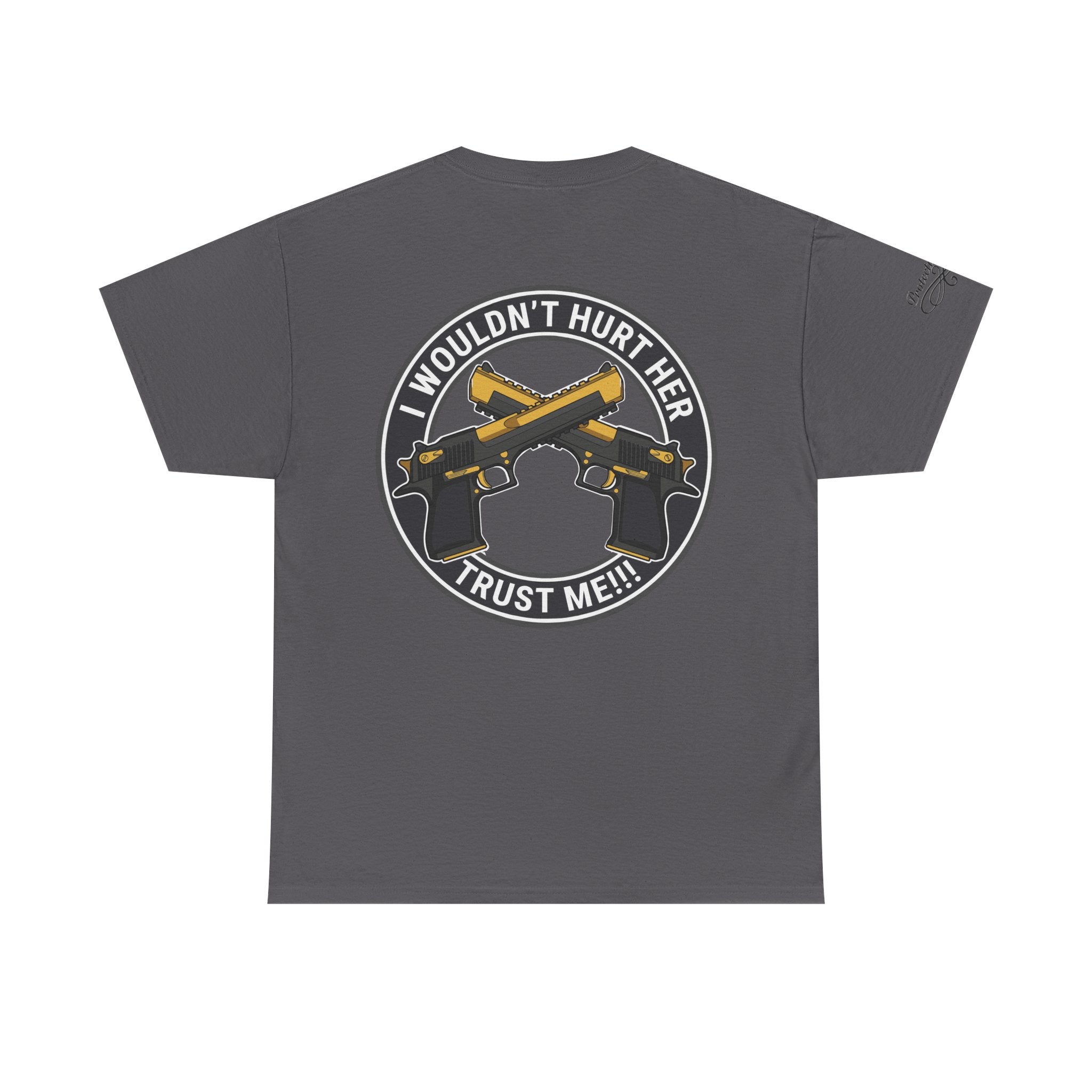 Protective Dad Pistols T-Shirt | Here’s Your Warning