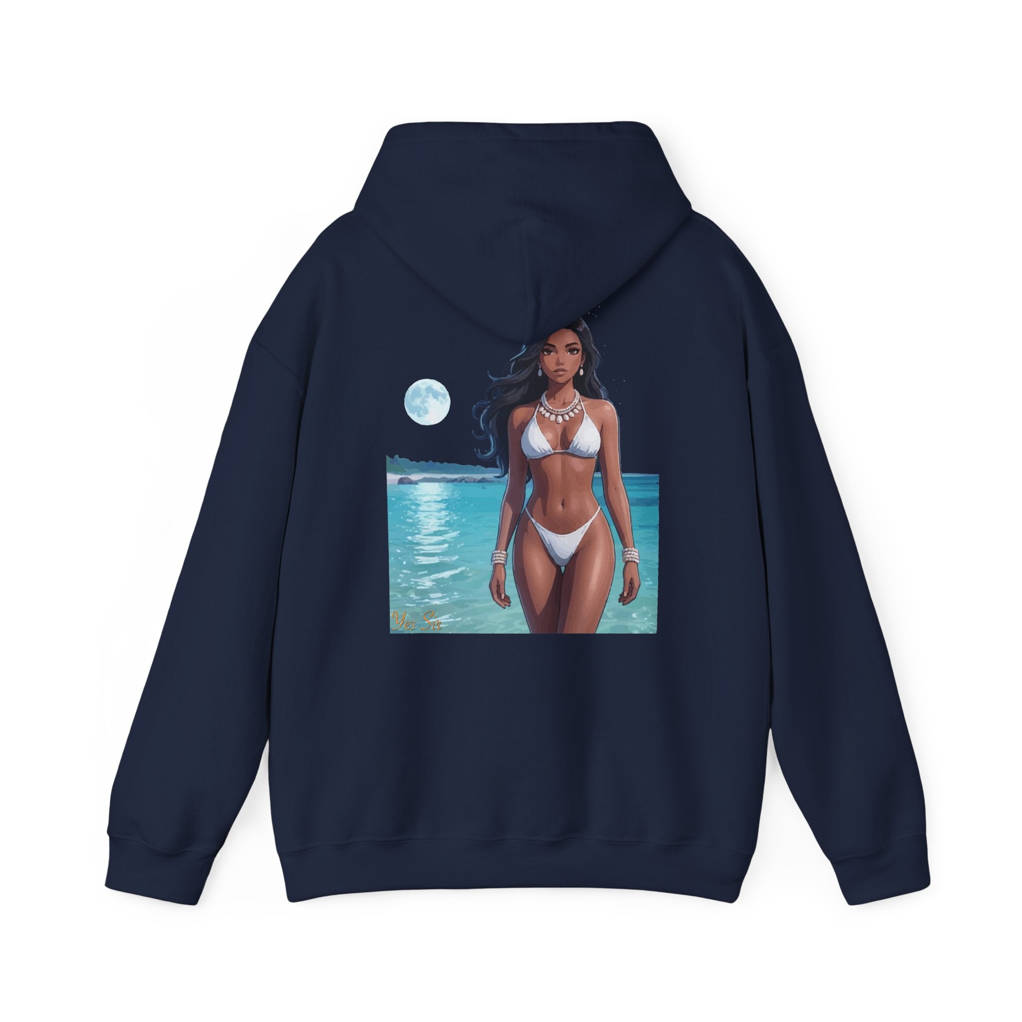 Under the Moon Light Yes Sir Hoodie | Parental Advisory  for the Bearded