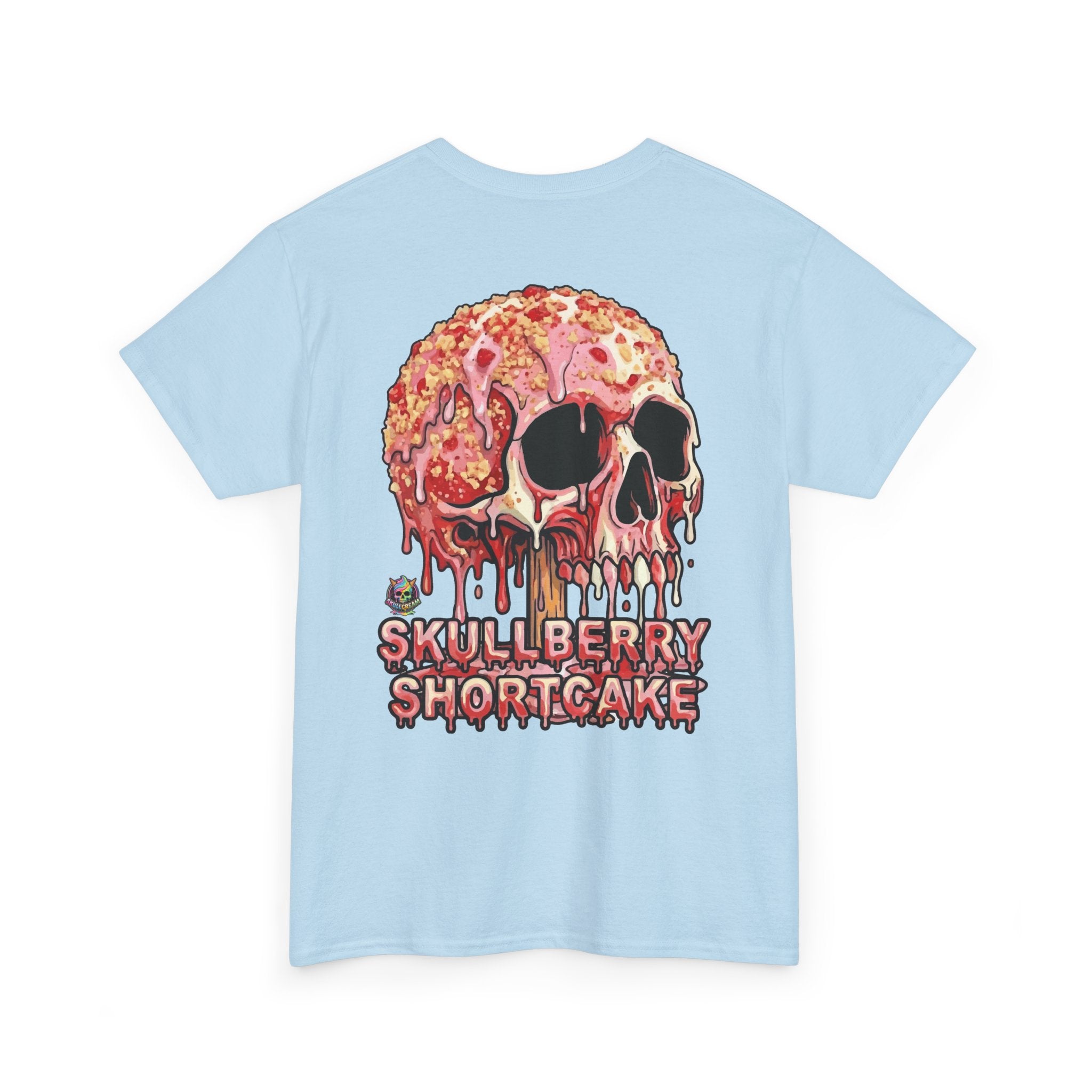Skullcream-Skullberry Shortcake T-Shirt | Colorful Drip Graphic Tee