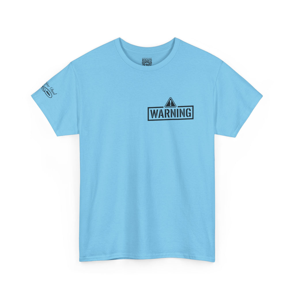 Protective Dad Assault Rifles T-Shirt | Here’s Your Warning