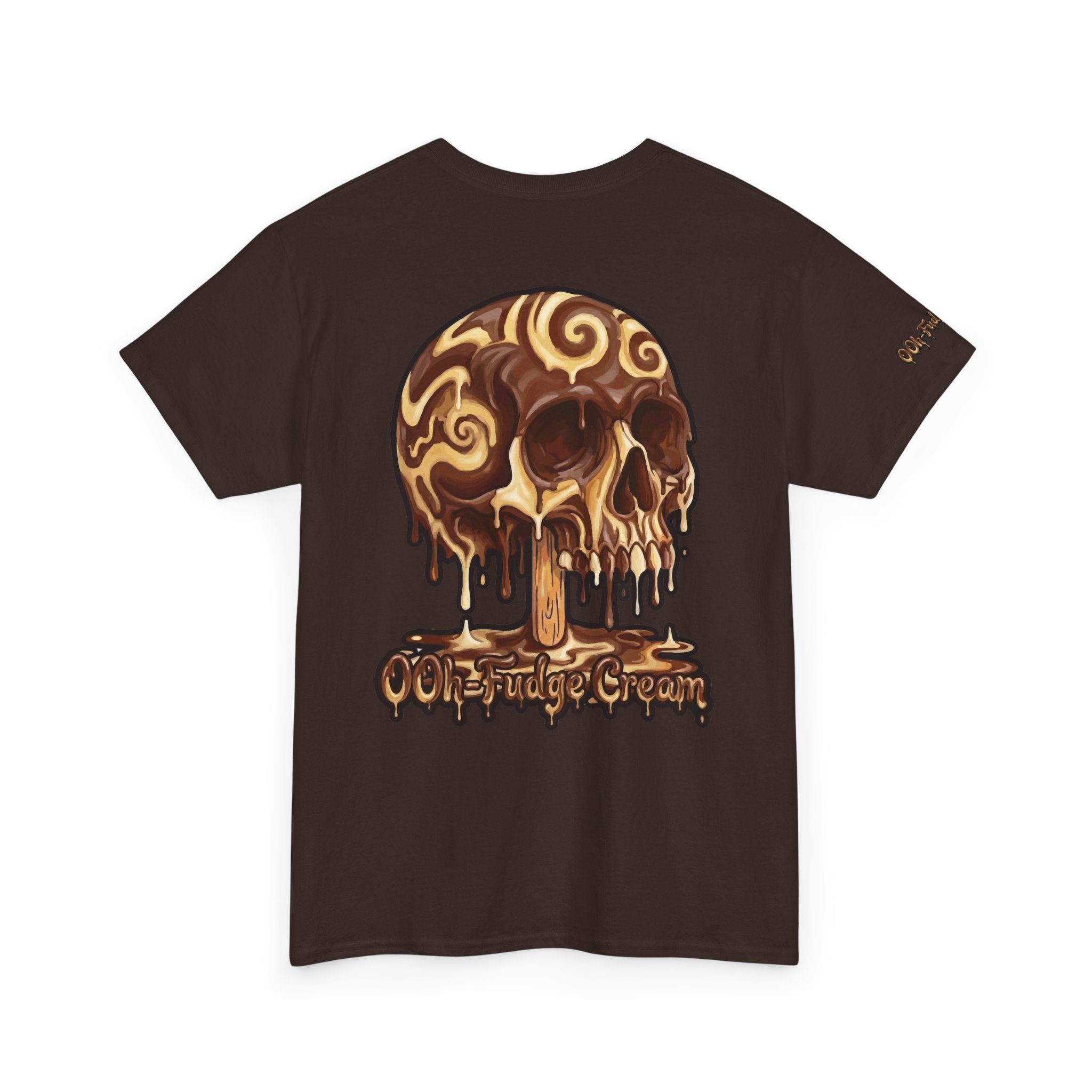 Skullcream-Ooh-Fudge Cream T-Shirt | Colorful Drip Graphic Tee