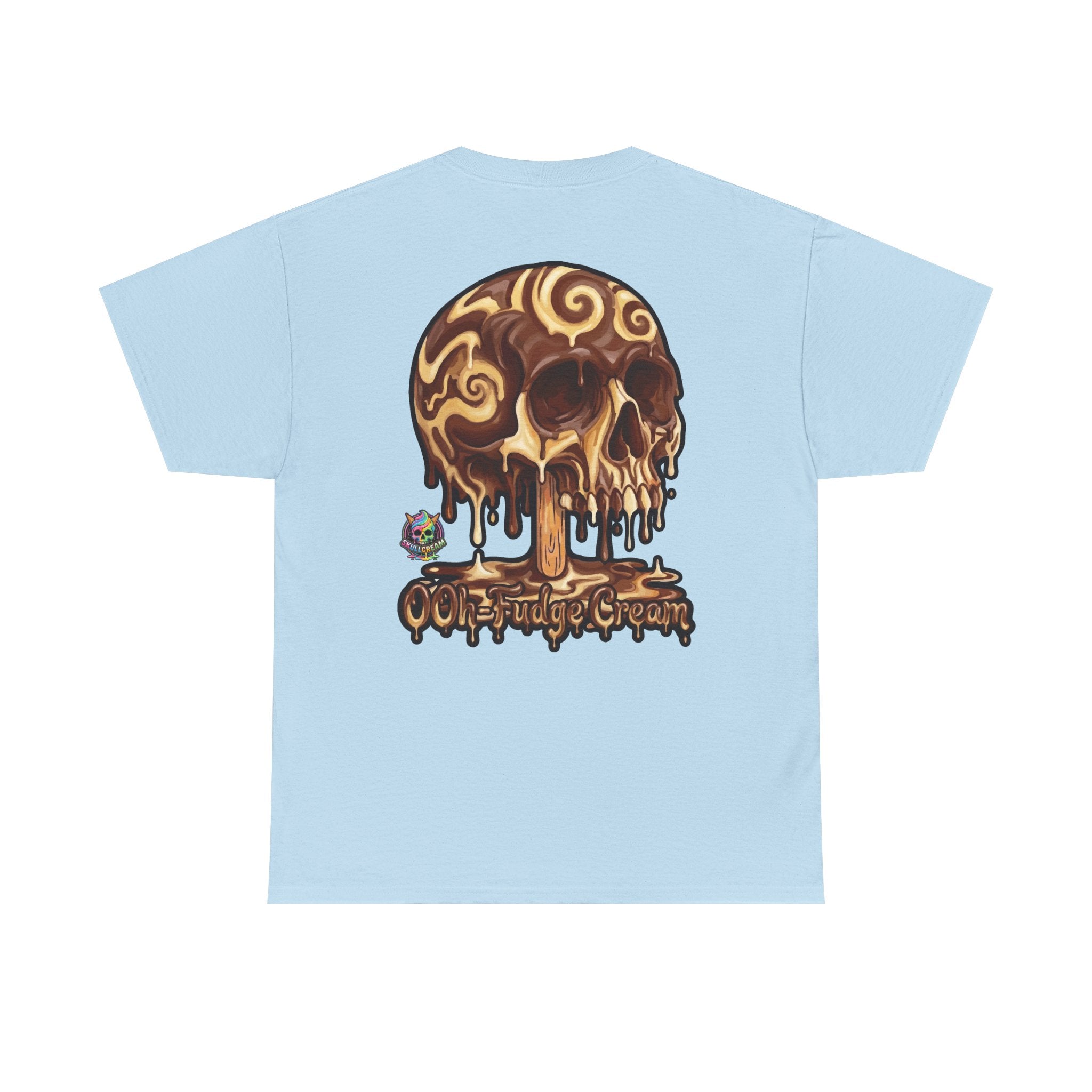 Skullcream-Ooh-Fudge Cream T-Shirt | Colorful Drip Graphic Tee