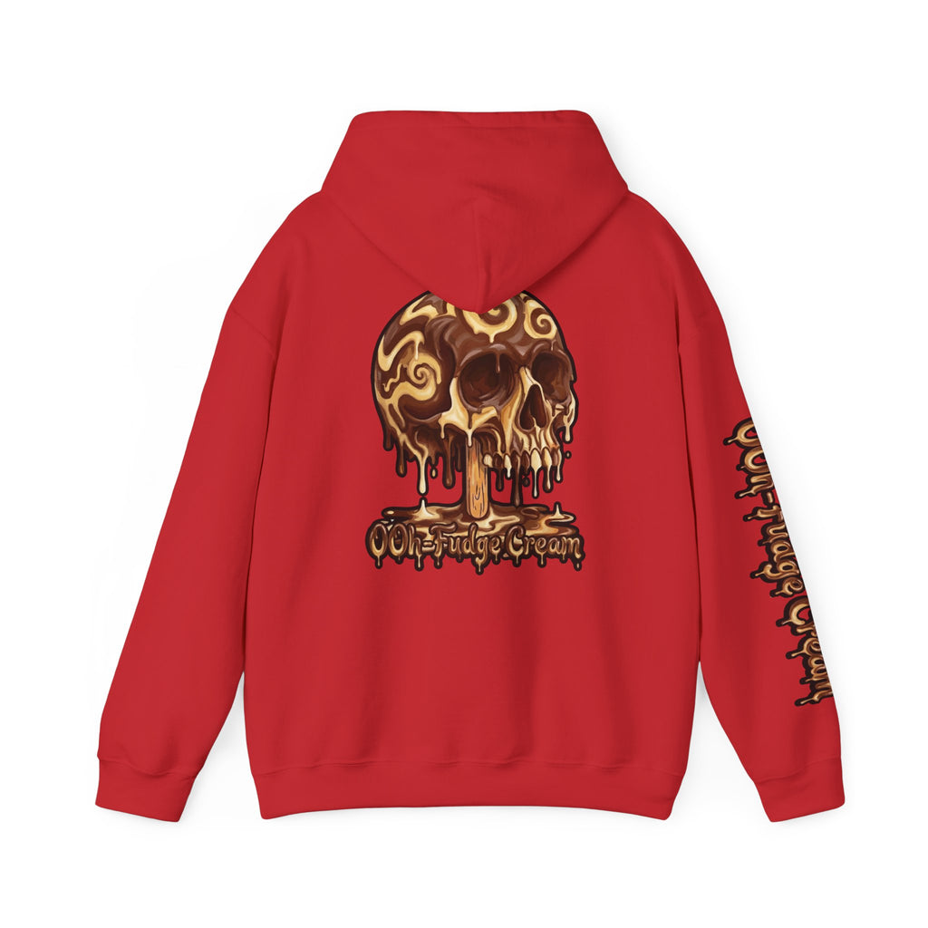 Skullcream-Ooh-Fudge Cream Hoodie | Dripping Skull Graphic