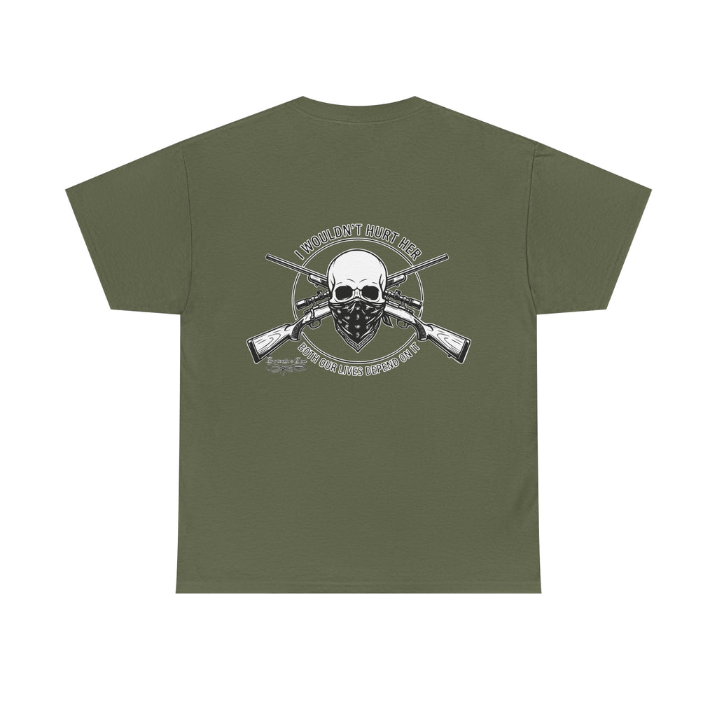 Protective Dad Rifles T-Shirt | Here’s Your Warning