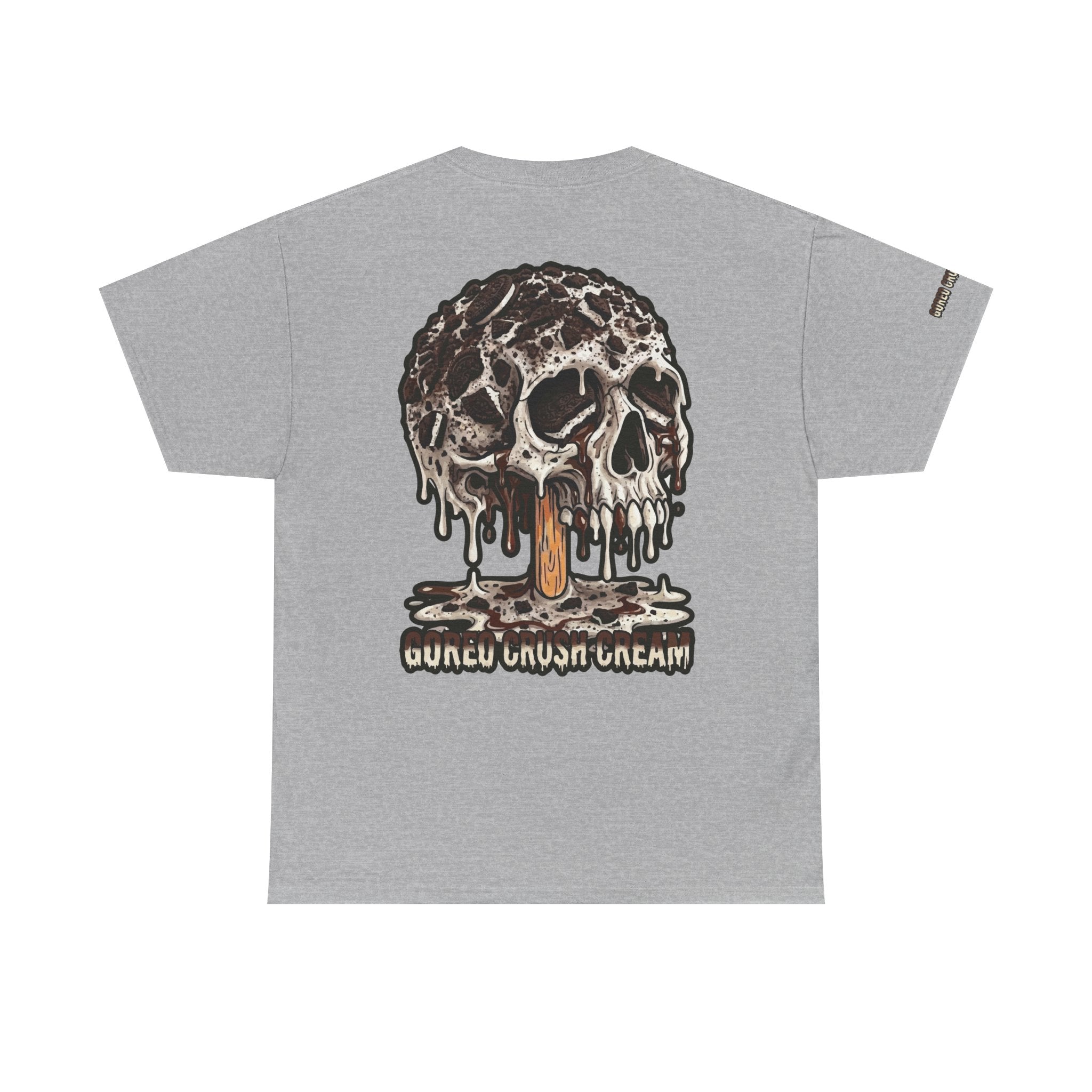 Skullcream-Goreo Crush Cream T-Shirt | Colorful Drip Graphic Tee