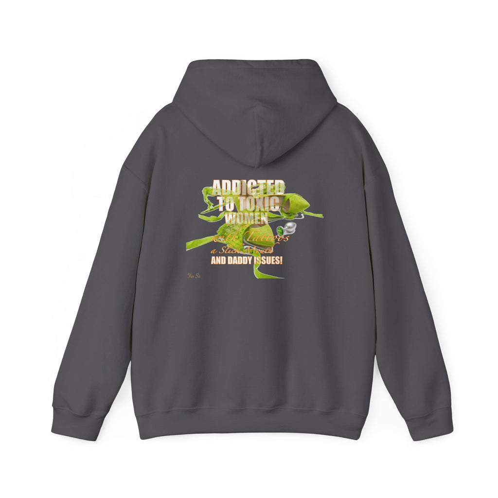 Addicted | Yes Sir Hoodie | Recovering Addict Graphic Hoodie