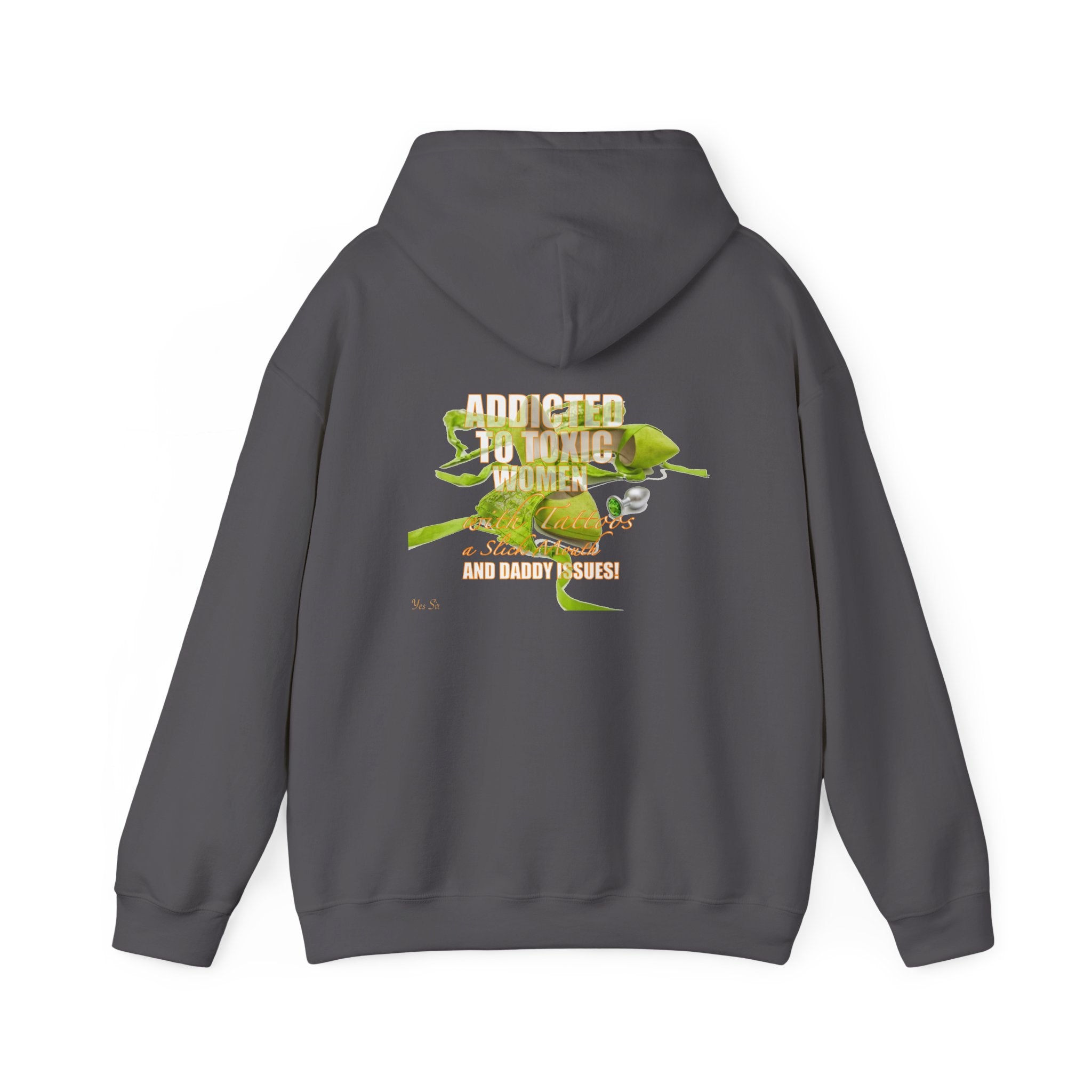 Addicted | Yes Sir Hoodie | Recovering Addict Graphic Hoodie