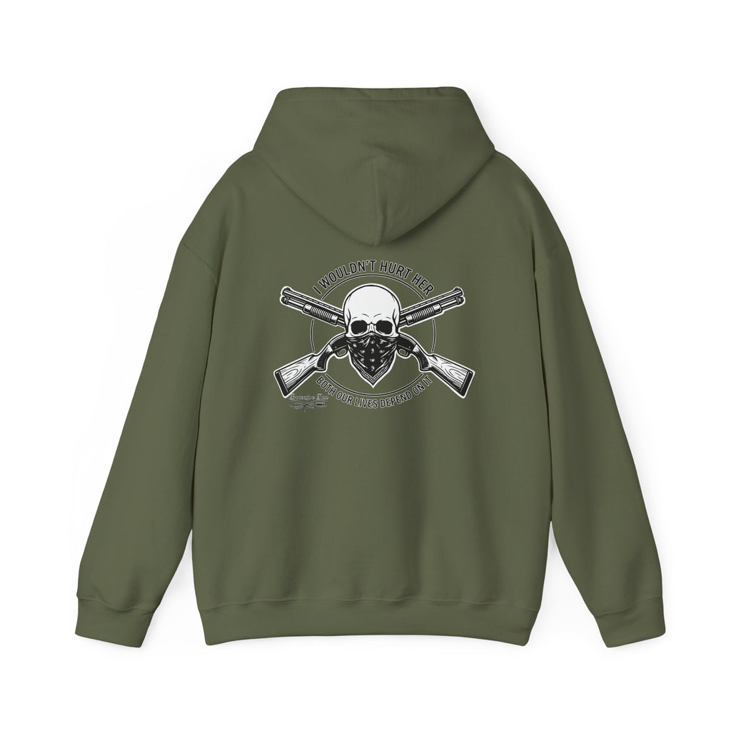 Protective Dad Shotguns - Hoodie | Here’s Your Warning