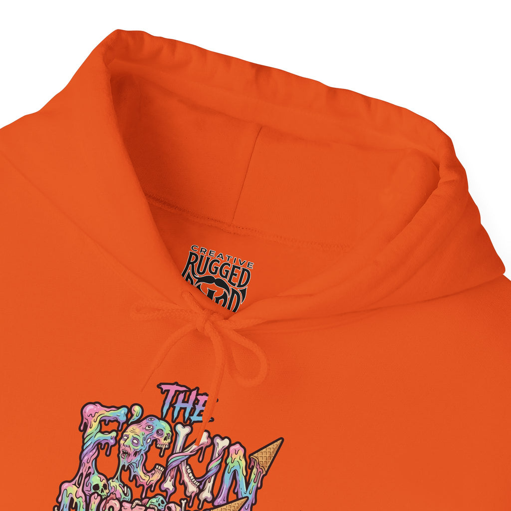 Skullcream-Ooh-Fudge Cream Hoodie | Dripping Skull Graphic