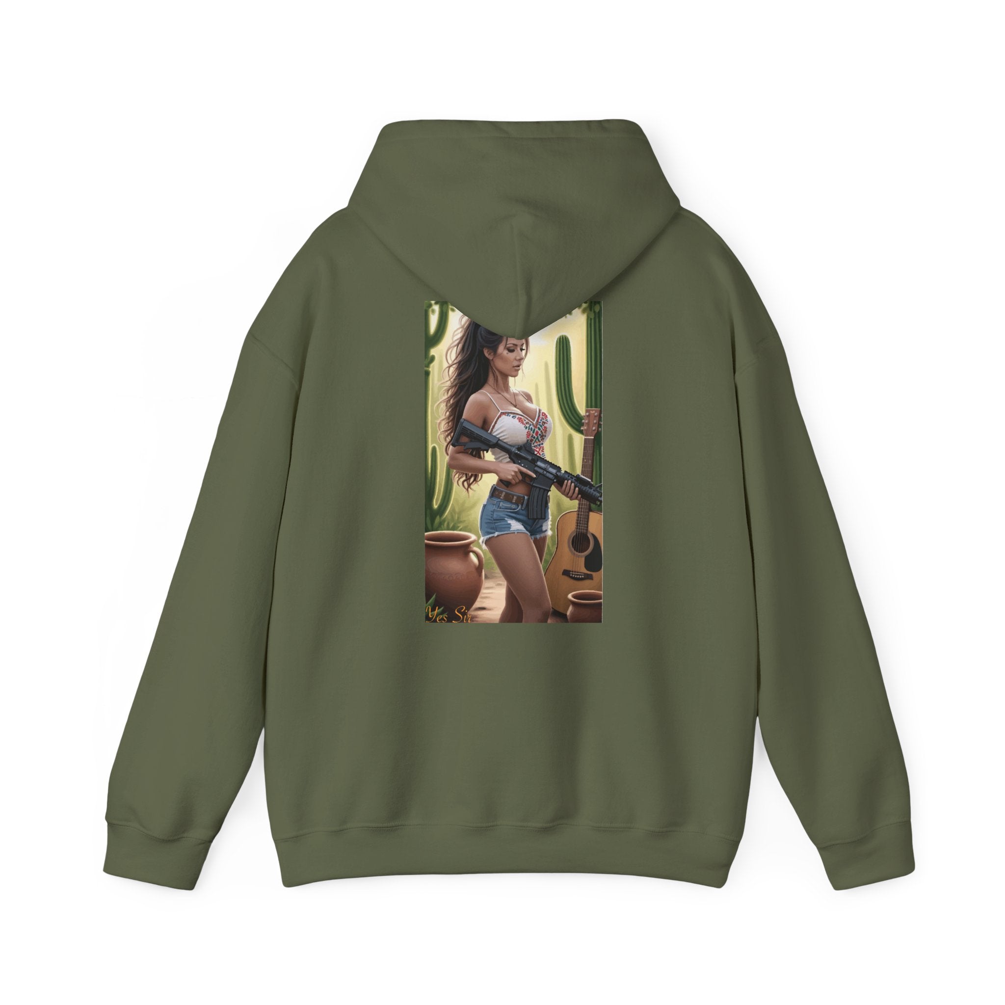 Nice Guitar- Yes Sir Hoodie | Parental Advisory  for the Bearded