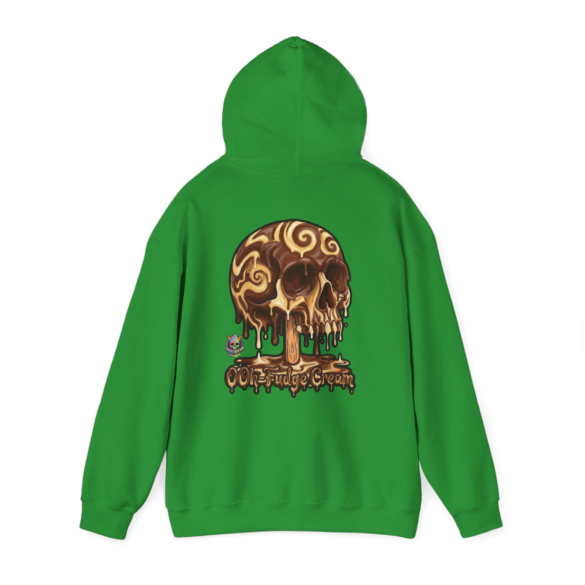 Skullcream-Ooh-Fudge Cream Hoodie | Dripping Skull Graphic