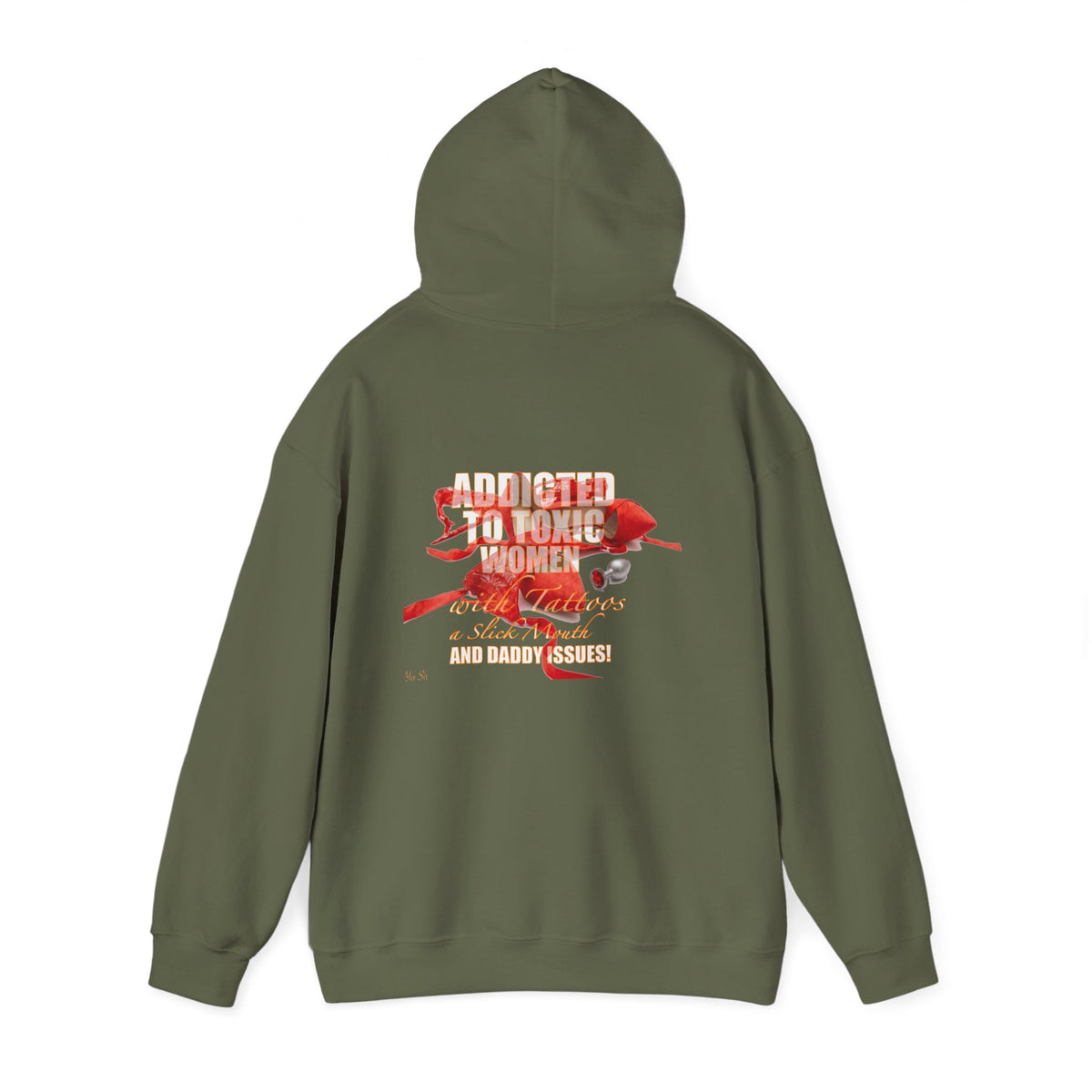 Addicted | Yes Sir Hoodie | Recovering Addict Graphic Hoodie