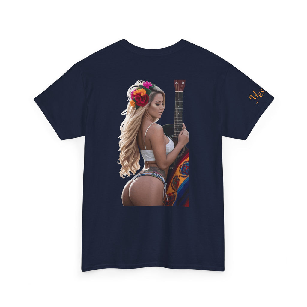 Pretty Flowers-Yes Sir T-Shirt | Parental Advisory  for the Bearded