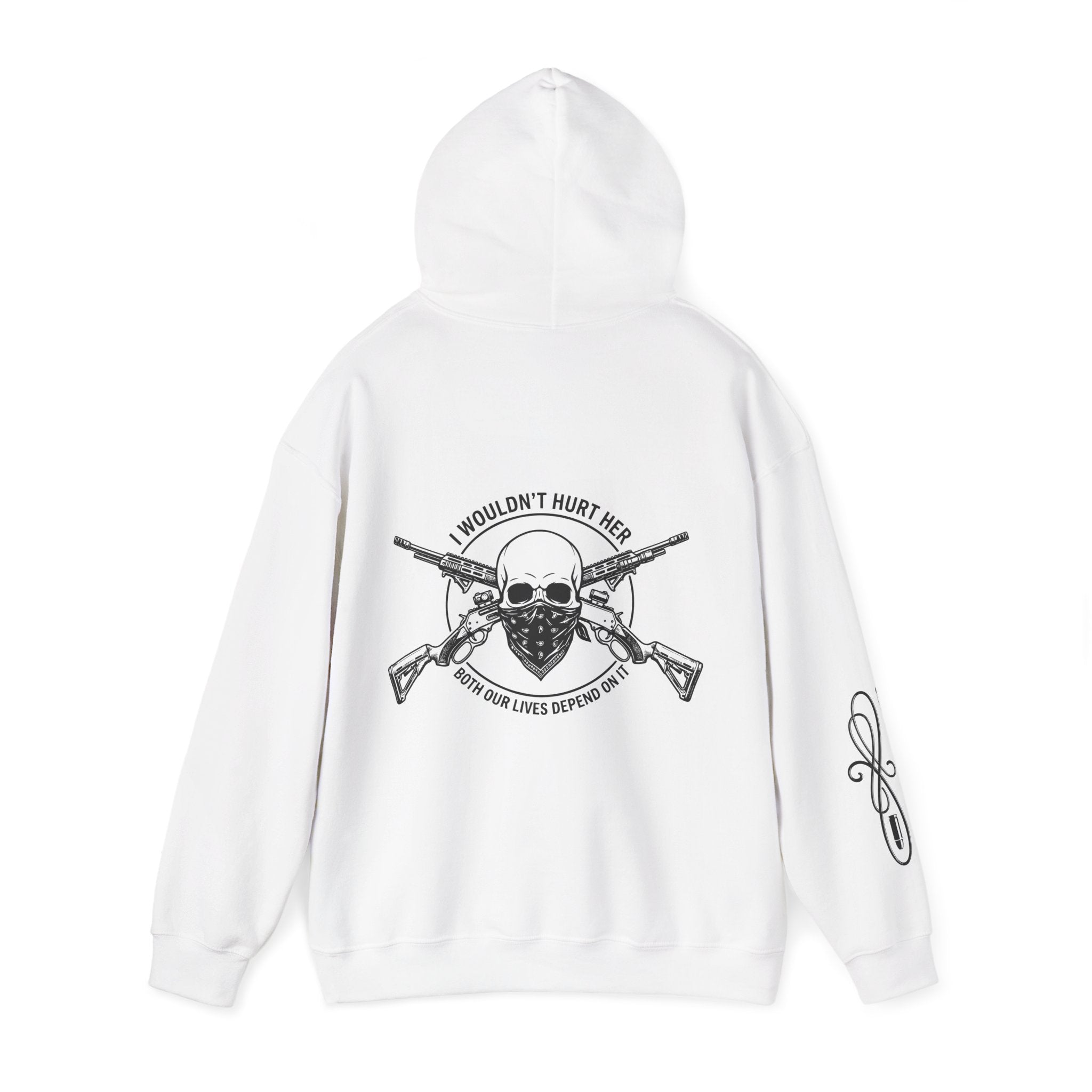 Protective Dad-Lever Actions Hoodie | Here’s Your Warning | Black Font