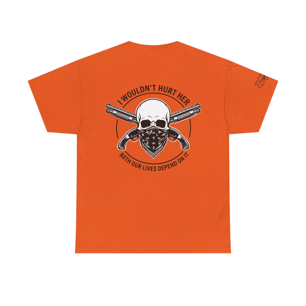 Protective Dad Sawed Off Shotguns T-Shirt | Here’s Your Warning
