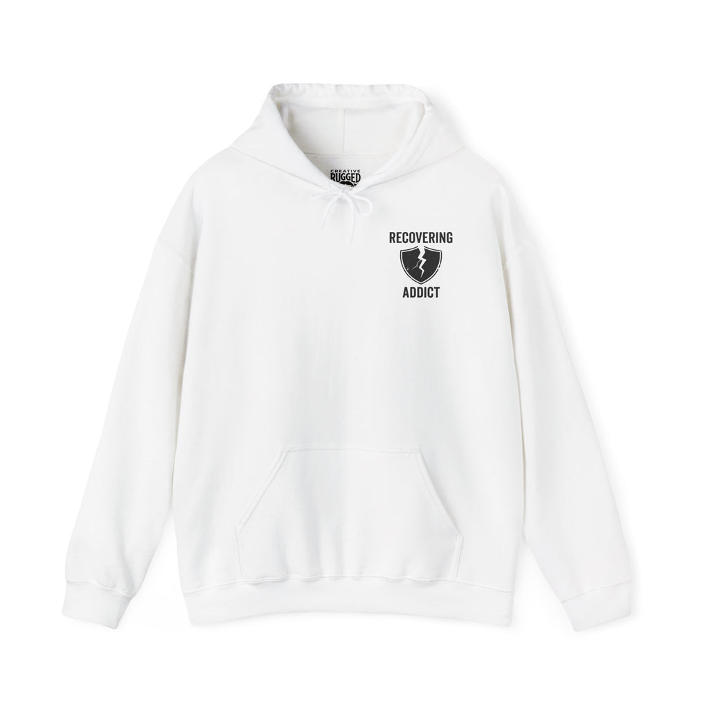 Addicted | Yes Sir Hoodie | Recovering Addict Graphic Hoodie