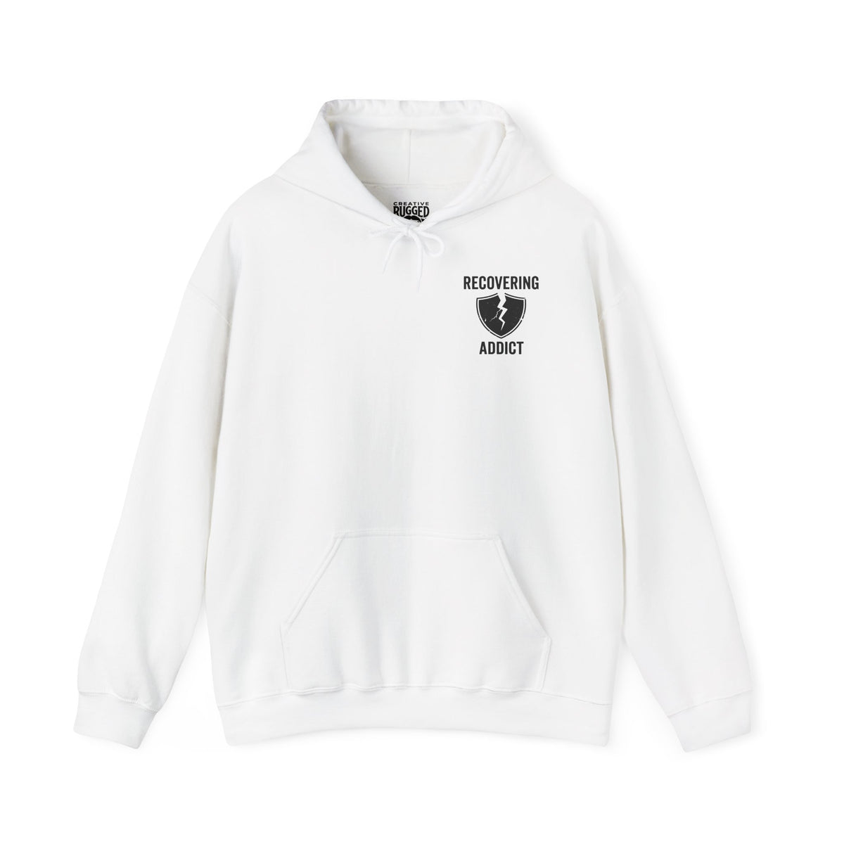 Addicted | Yes Sir Hoodie | Recovering Addict Graphic Hoodie