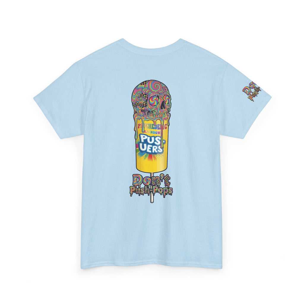 Skullcream-Don’t Push-Pops T-Shirt | Colorful Drip Graphic Tee