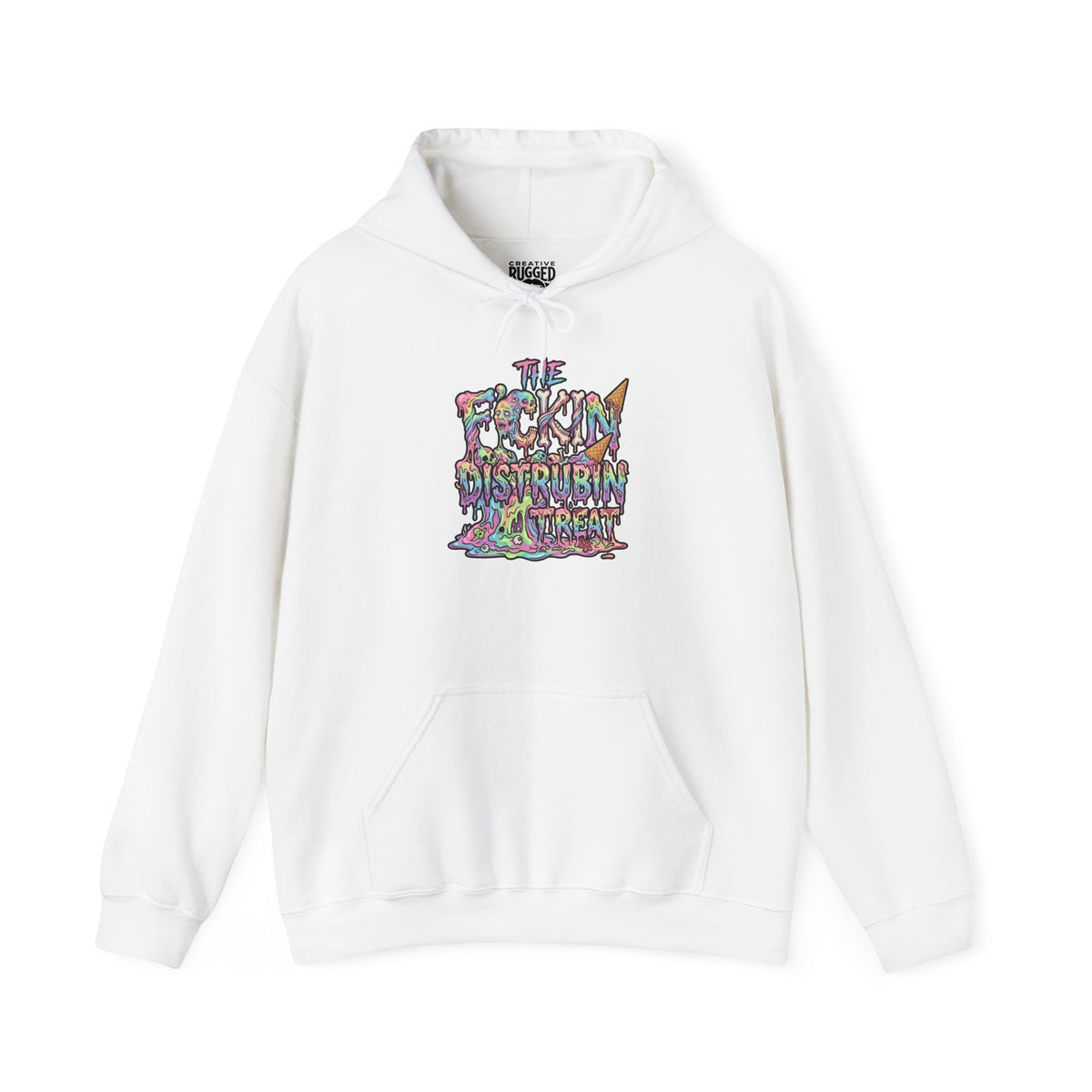 Skullcream Creepy Candy Apple Hoodie — 'Parasitic Carnival' Graphic Pullover