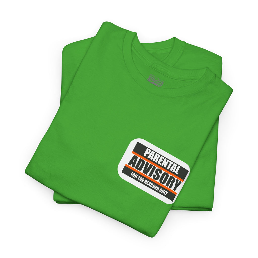 Nice Guitar-Yes Sir T-Shirt | Parental Advisory for the Bearded